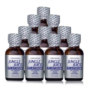 Pack 10 poppers Jungle Juice Platinum 24 ml Poppers Jungle Juice